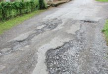 Potholes repair asphalt