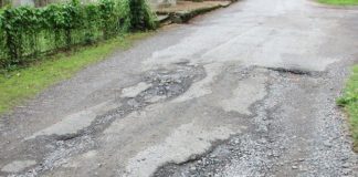 Potholes repair asphalt