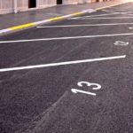 The working of Parking Lot Striping