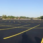 The role of the Parking lot striping