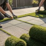 DIY Guide: How to Install Artificial Grass Strips Between Pavers Easily