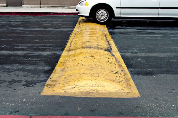 How Speed Bumps for Asphalt Work as a Traffic Control Tool
