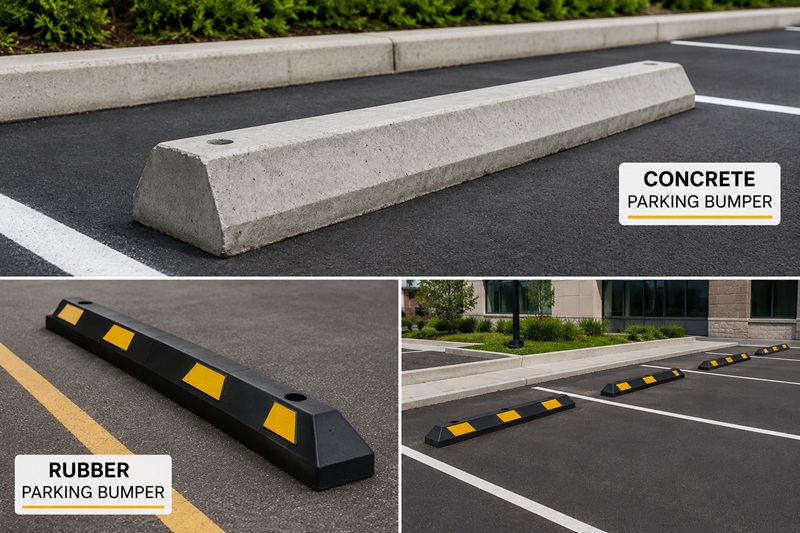 How to Choose the Best Parking Bumpers for Commercial Parking Lots